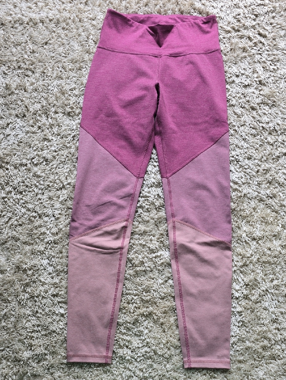 Old Navy Women's Two-Tone Pink Panel Leggings